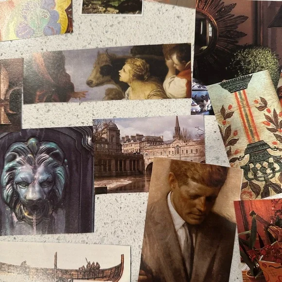 Junk Journal Kit - green&yellow eclectic oddities aesthetic - Picture 9 of 12